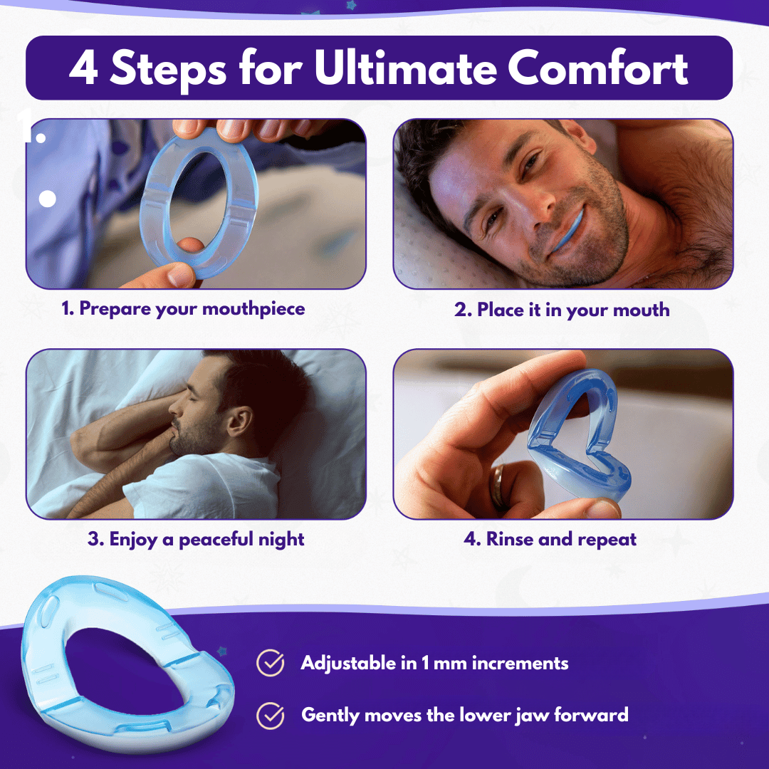 Everest Blue™ - Adjustable Anti-Snoring Mouthpiece